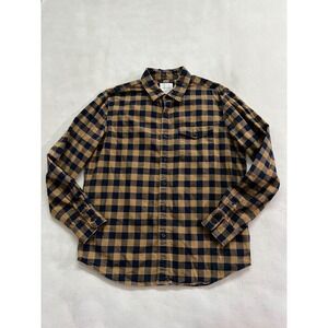 American Eagle Outfitters Men's Classic Fit Plaid Flannel Shirt Size Large